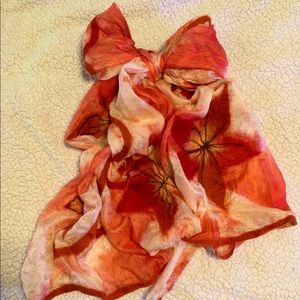 ❤️🧡💛beautiful Poinsettia Scraf💛🧡❤️